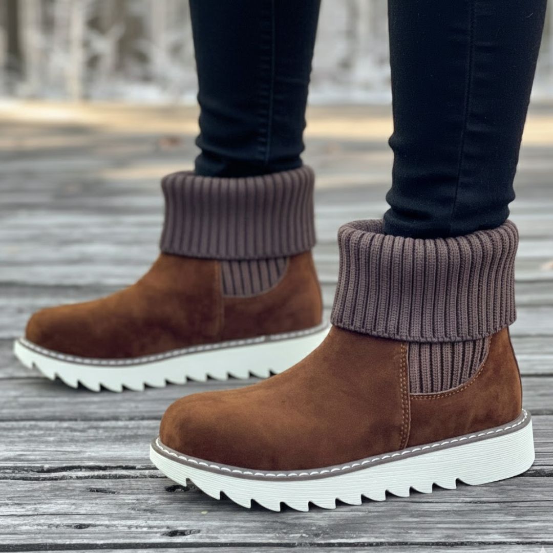 Warme laarsjes met verdikte zool