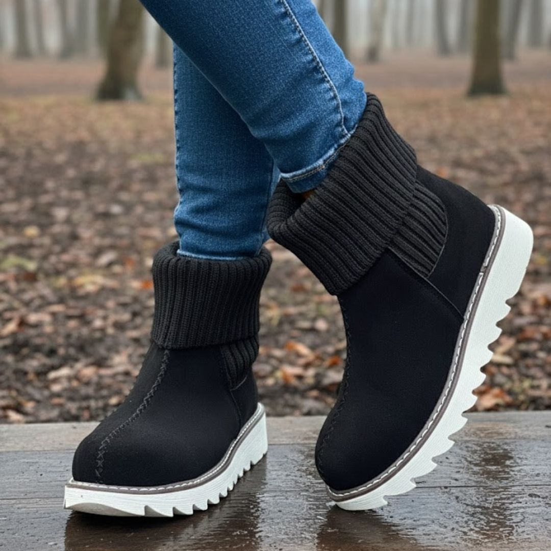 Warme laarsjes met verdikte zool