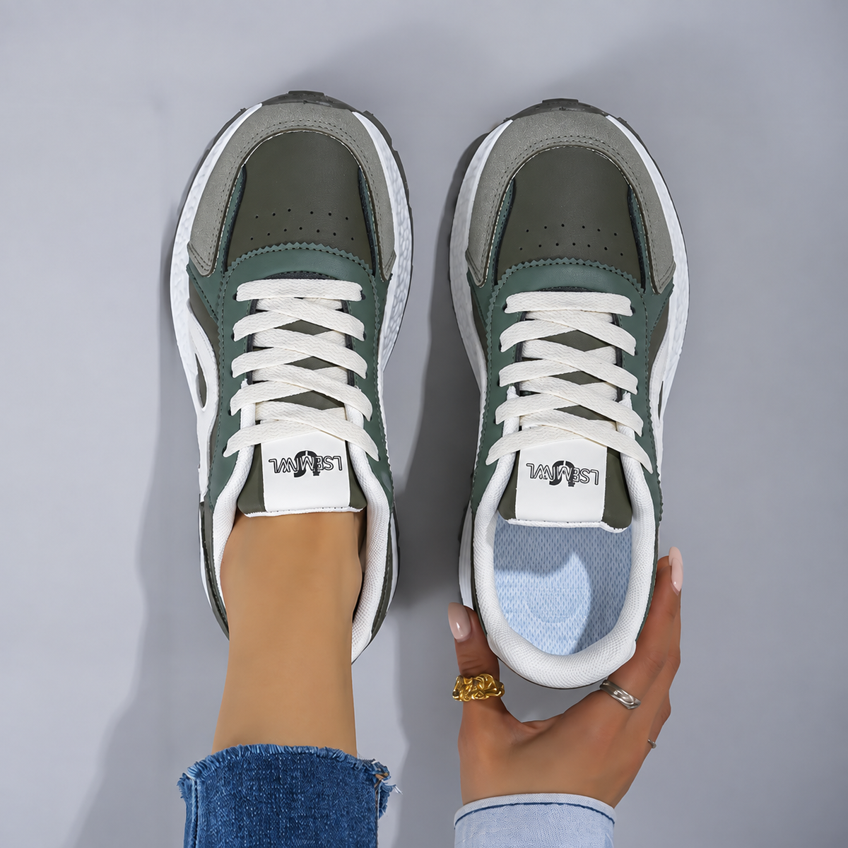 Marie sneakers | Extra brede, dempende sneakers
