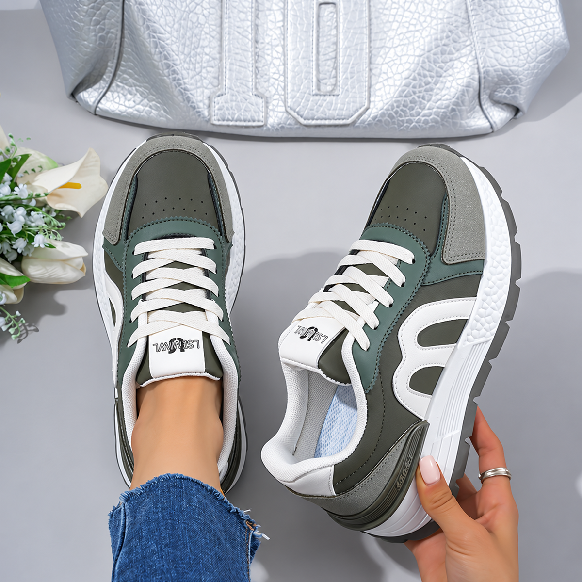 Marie sneakers | Extra brede, dempende sneakers