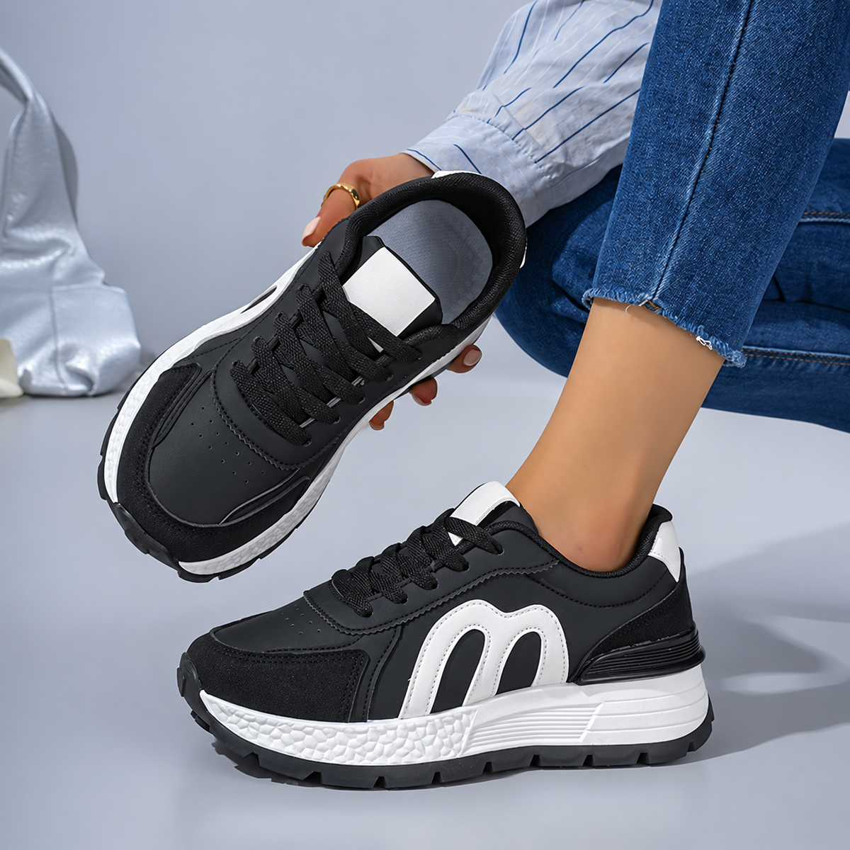 Marie sneakers | Extra brede, dempende sneakers