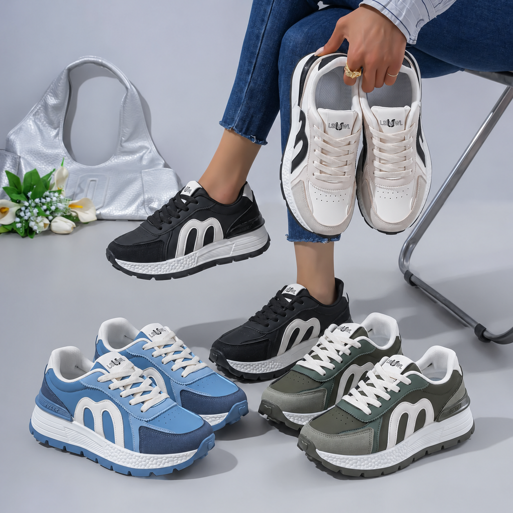 Marie sneakers | Extra brede, dempende sneakers