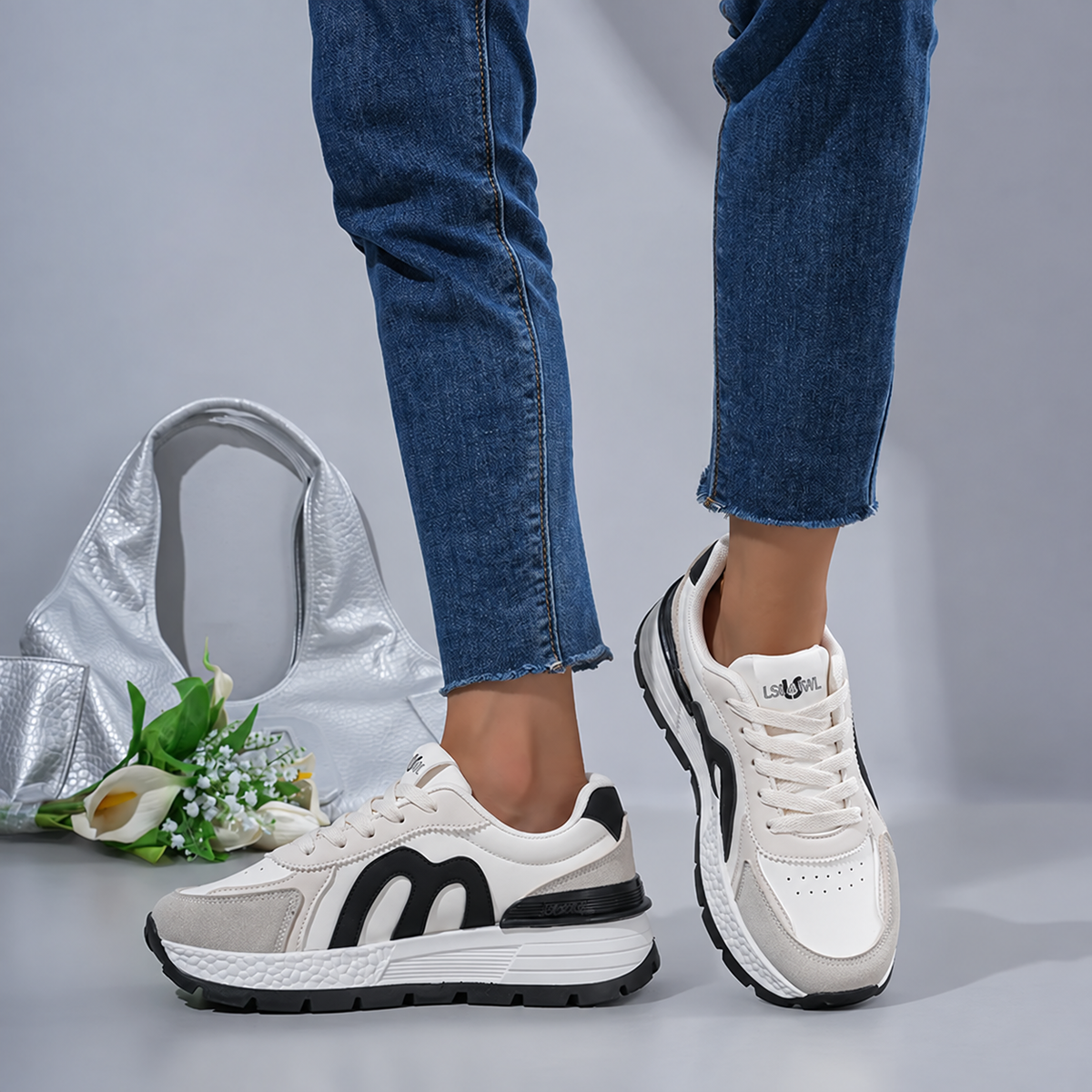 Marie sneakers | Extra brede, dempende sneakers